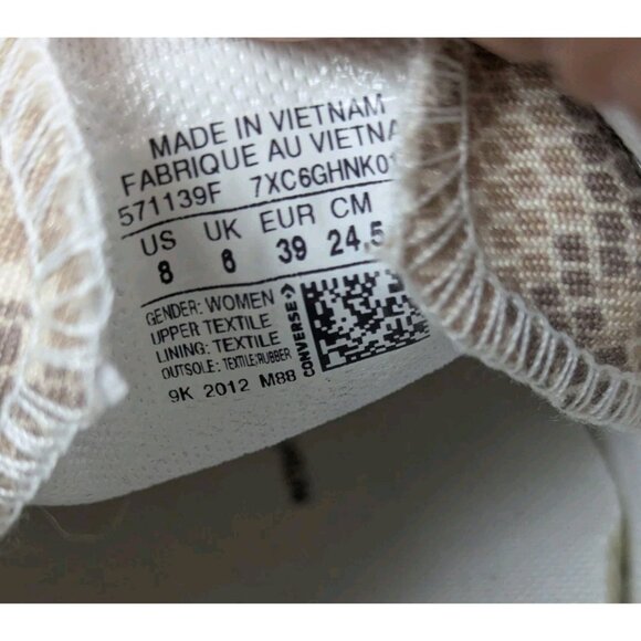 Converse Chuck Taylor All Star Shoreline Slip-On Shoes Women’s 8 Sneakers Low - Picture 8 of 8